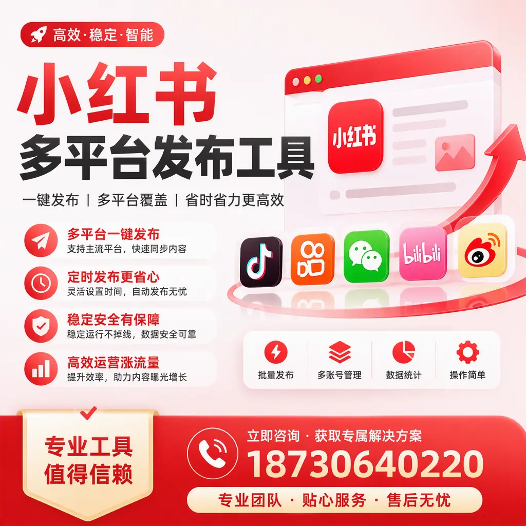 在 济南 小红书多平台发布工具的市场前景分析